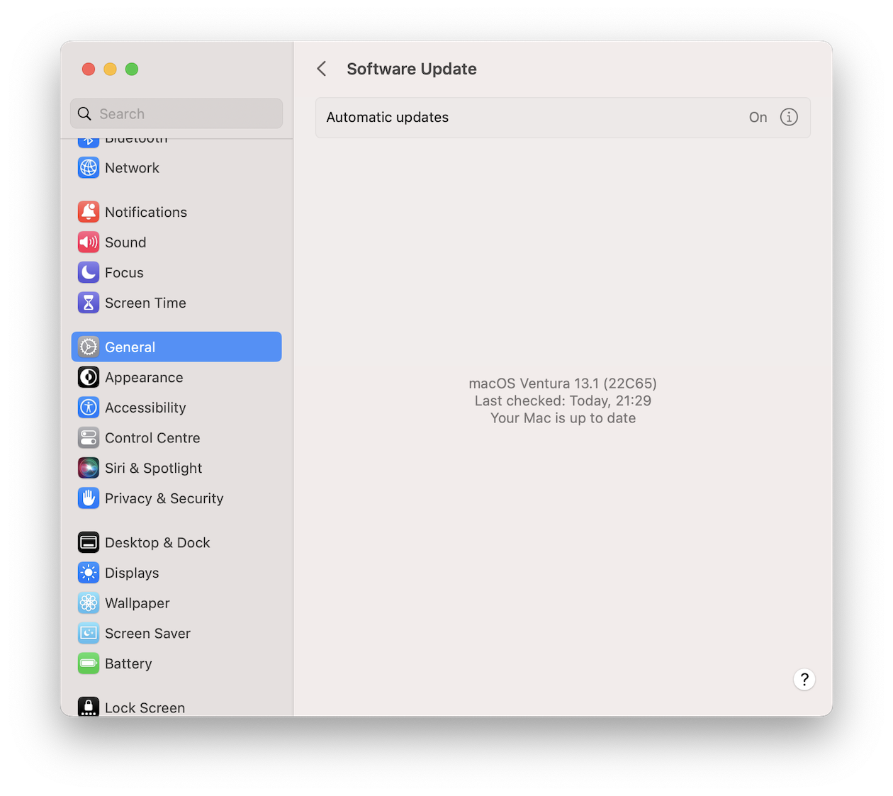 how to update software on mac